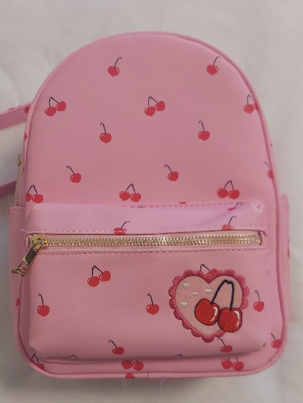 Pink Cherry Mini Backpack - Picture 2 of 9